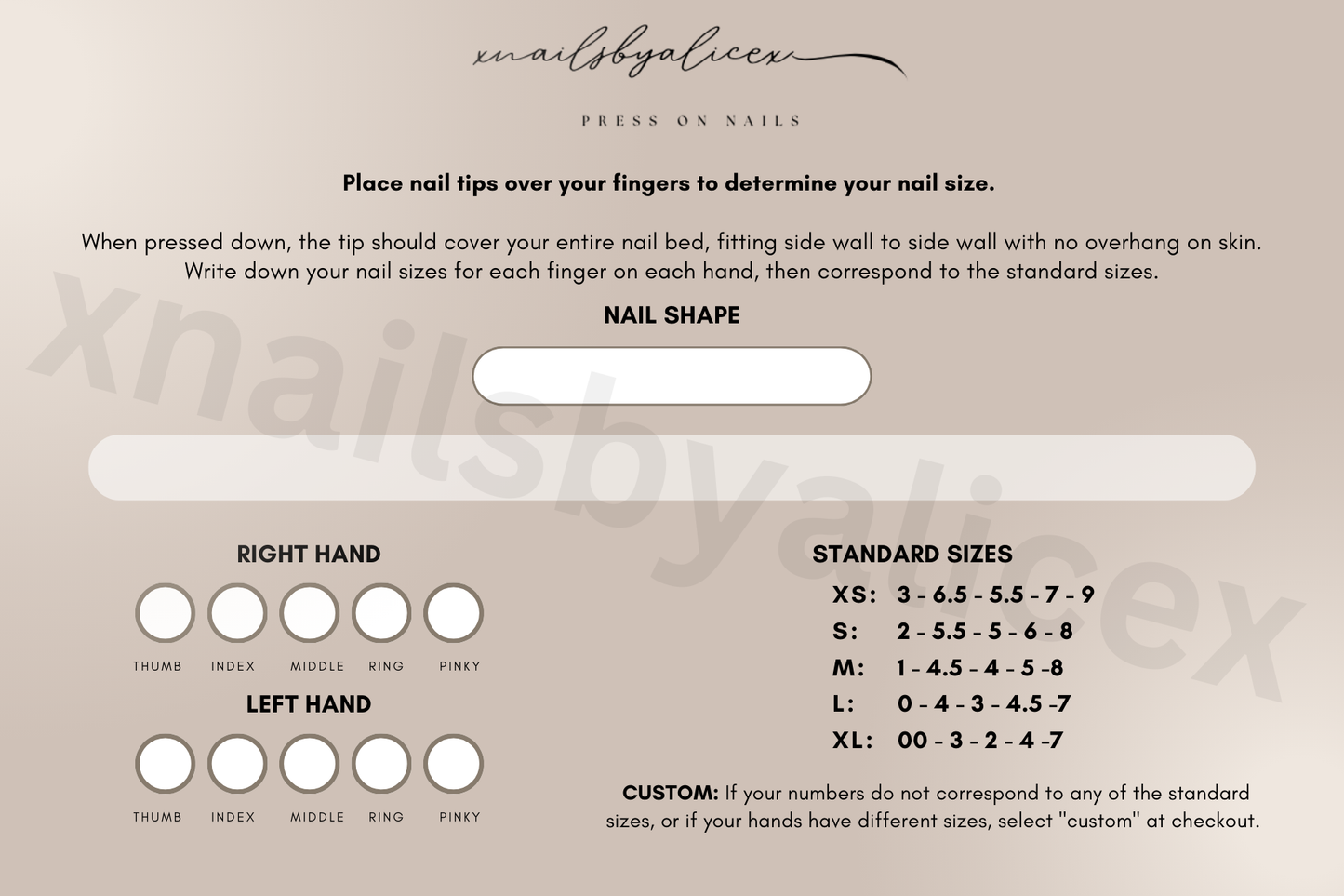 Sizing Kit
